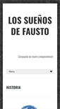 Mobile Screenshot of lossuenosdefausto.com